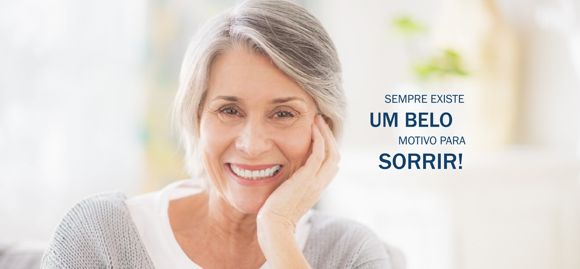 Sempre existe um belo motivo para sorrir!